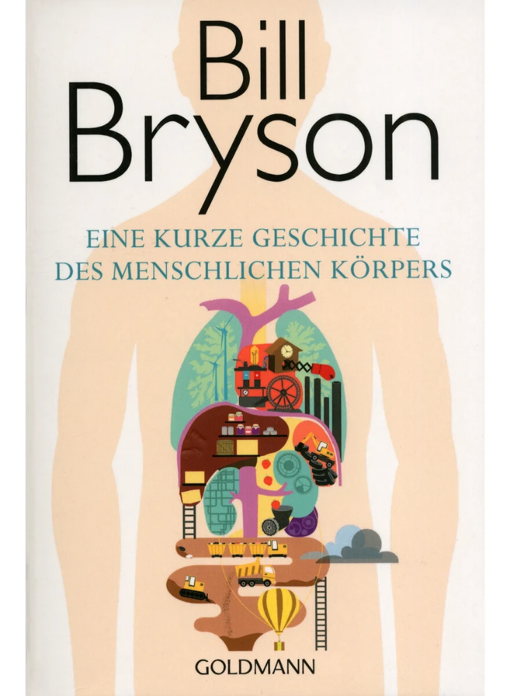 Buchcover: Eine kurze Geschichte des menschlichen Körpers von Bill Bryson