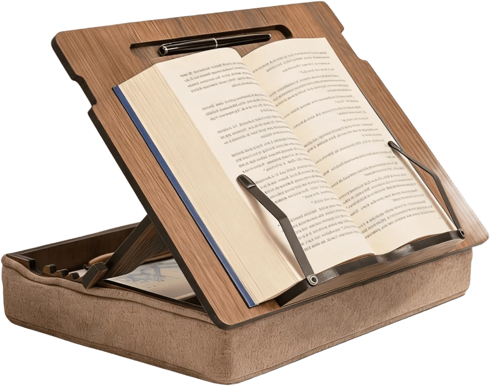 Vigo Wood Buchständer mit Stauraum